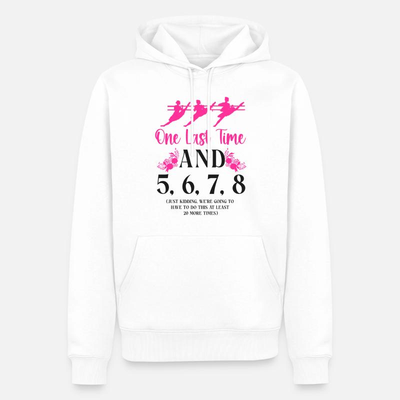 Ballet Danseuse Danse Ballerine - Sweat à capuche Premium bio Homme - blanc