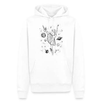 Ballet Dancer Dance Girl Ballerina - Männer Premium Bio Hoodie - Weiß - Vorne - Nico (187cm)