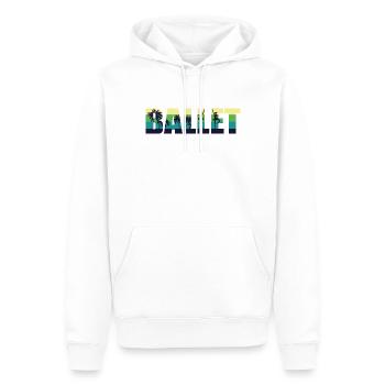 Ballet Dancer Dance Girl Ballerina - Männer Premium Bio Hoodie - Weiß - Vorne - Nico (187cm)