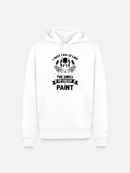 Autolackierer Angebot für Karosserietechniker - Männer Premium Bio Hoodie - Weiß