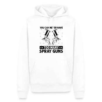 Car Painter Offer for Car Painters - Men’s Premium Organic Hoodie - white - Front - Nico (187cm)