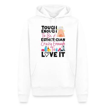 Cute Licensed Esthetician Skincare - Männer Premium Bio Hoodie - Weiß - Vorne - Nico (187cm)