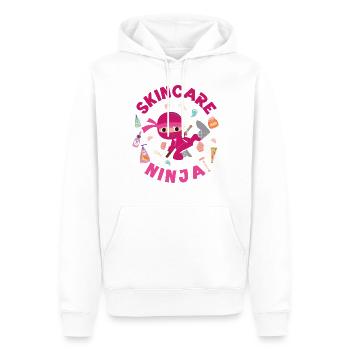 Cute Esthetician Skincare - Männer Premium Bio Hoodie - Weiß - Vorne - Nico (187cm)