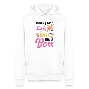 Cute Esthetician Skincare - Männer Premium Bio Hoodie - Weiß - Vorne - Nico (187cm)