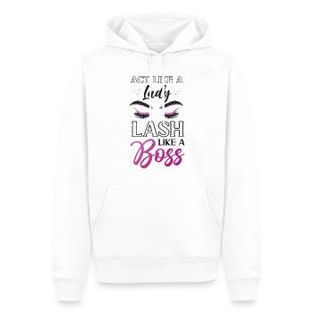 Esthetician Skincare Beautician - Männer Premium Bio Hoodie - Weiß - Vorne - Nico (187cm)