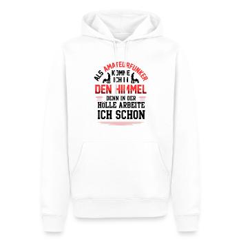 Amateurfunker arbeiten in der Hölle Funkamateur - Männer Premium Bio Hoodie - Weiß - Vorne - Nico (187cm)