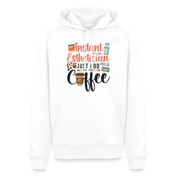 Cute Licensed Esthetician Skincare - Männer Premium Bio Hoodie - Weiß - Vorne - Nico (187cm)