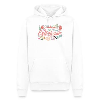 Cute Licensed Esthetician Skincare - Männer Premium Bio Hoodie - Weiß - Vorne - Nico (187cm)