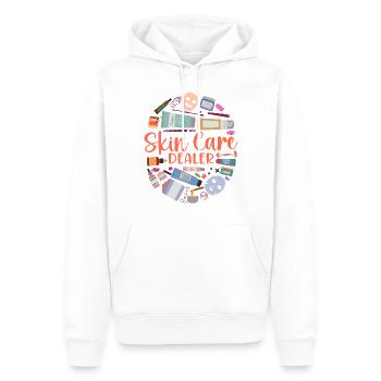 Cute Licensed Esthetician Skincare - Männer Premium Bio Hoodie - Weiß - Vorne - Nico (187cm)