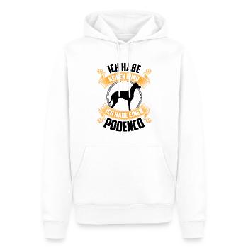 Podenco ist kein Hund spanischer Windhund - Männer Premium Bio Hoodie - Weiß - Vorne - Nico (187cm)