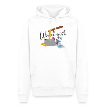 Cute Esthetician Skincare - Männer Premium Bio Hoodie - Weiß - Vorne - Nico (187cm)