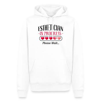 Cute Licensed Esthetician Skincare - Männer Premium Bio Hoodie - Weiß - Vorne - Nico (187cm)