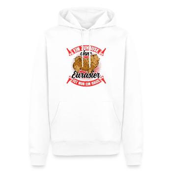 Eurasier nur ein Haus ohne Spitz Eurasian Dog - Männer Premium Bio Hoodie - Weiß - Vorne - Nico (187cm)