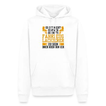 Der Beste Fahrzeuglackierer Lackierer - Männer Premium Bio Hoodie - Weiß - Vorne - Nico (187cm)