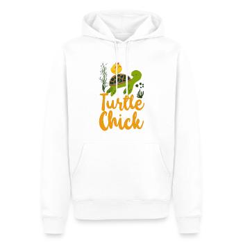 Sea Turtle Tortoise Chicken Turtle - Männer Premium Bio Hoodie - Weiß - Vorne - Nico (187cm)