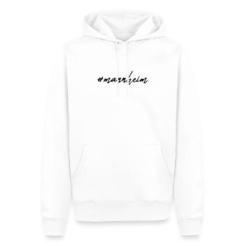 Mannheim - Sweat à capuche Premium bio Homme - blanc - Devant - Nico (187cm)