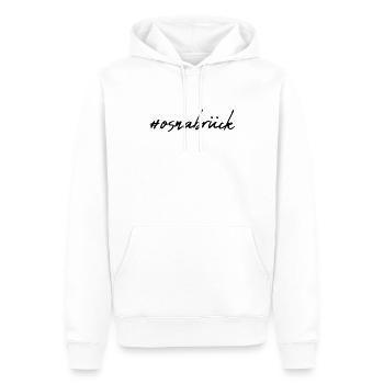 Osnabrück - Männer Premium Bio Hoodie - Weiß - Vorne - Nico (187cm)