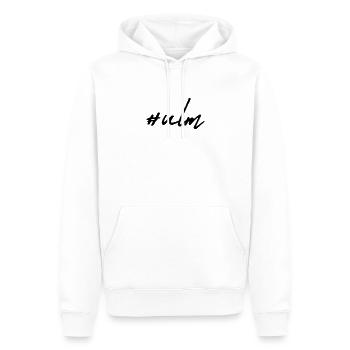 Ulm - Sweat à capuche Premium bio Homme - blanc - Devant - Nico (187cm)