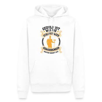Gebäudereiniger rasten aus Fassadenreiniger - Männer Premium Bio Hoodie - Weiß - Vorne - Nico (187cm)