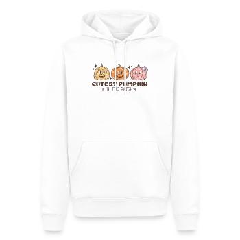 Joli costume de citrouille pour enfants au look rétro - Sweat à capuche Premium bio Homme - blanc - Devant - Nico (187cm)
