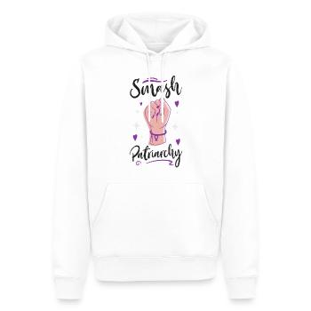 Feminist Smash Patriarchy - Männer Premium Bio Hoodie - Weiß - Vorne - Nico (187cm)