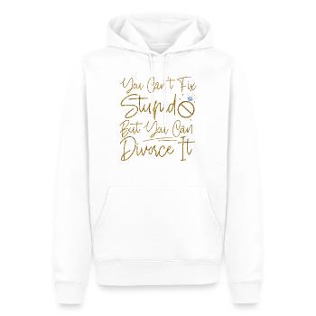 Happy Divorce Party You Can't Fix - Männer Premium Bio Hoodie - Weiß - Vorne - Nico (187cm)