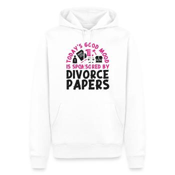 Happy Divorce Party Today's Good - Männer Premium Bio Hoodie - Weiß - Vorne - Nico (187cm)