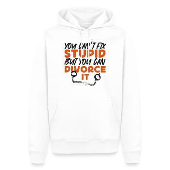 Happy Divorce Party You Can't Fix - Männer Premium Bio Hoodie - Weiß - Vorne - Nico (187cm)