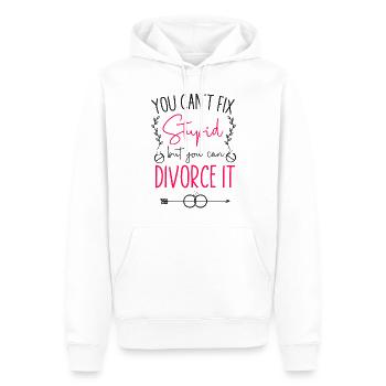 Happy Divorce Party You Can't Fix - Männer Premium Bio Hoodie - Weiß - Vorne - Nico (187cm)