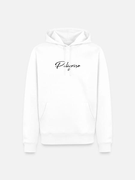 peligroso spanish - Men’s Premium Organic Hoodie - white