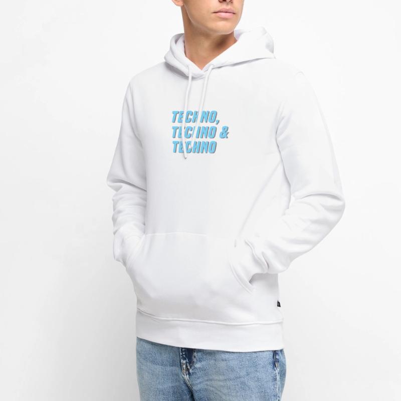 Techno Techno Techno Men’s Premium Organic Hoodie