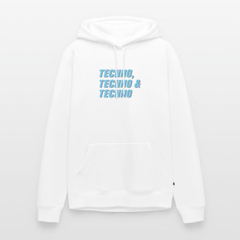 Techno Techno Techno Men’s Premium Organic Hoodie