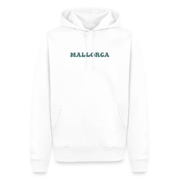 Mallorca - Männer Premium Bio Hoodie - Weiß - Vorne - Nico (187cm)