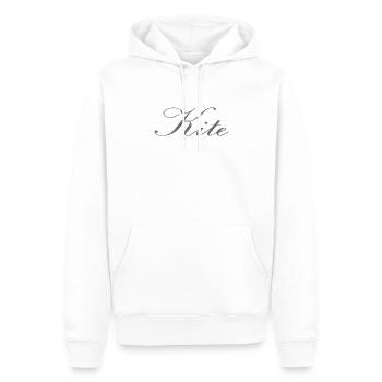 cerf-volant - Sweat à capuche Premium bio Homme - blanc - Devant - Nico (187cm)