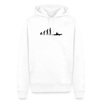 Kajak Evolution Paddeln Kanu - Männer Premium Bio Hoodie - Weiß - Vorne - Nico (187cm)