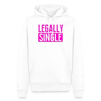 Happy Divorce Party Legally Single - Men’s Premium Organic Hoodie - white - Front - Nico (187cm)