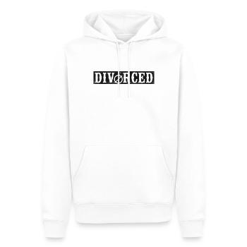 Happy Divorce Party divorcé - Sweat à capuche Premium bio Homme - blanc - Devant - Nico (187cm)