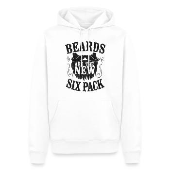 Beard Lover Bearded Man Beards Are - Männer Premium Bio Hoodie - Weiß - Vorne - Nico (187cm)