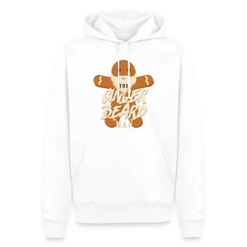 Amoureux de la barbe Homme barbu Noël - Sweat à capuche Premium bio Homme - blanc - Devant - Nico (187cm)