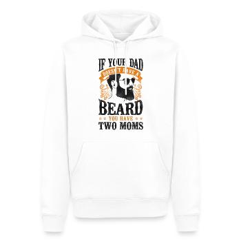 Beard Lover Bearded Man Dad If - Männer Premium Bio Hoodie - Weiß - Vorne - Nico (187cm)
