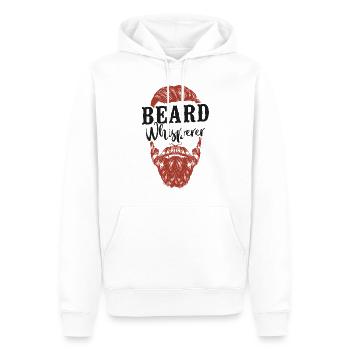 Beard Lover Bearded Man Ginger - Men’s Premium Organic Hoodie - white - Front - Nico (187cm)