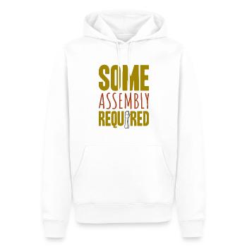 Some Assembly Required - Männer Premium Bio Hoodie - Weiß - Vorne - Nico (187cm)