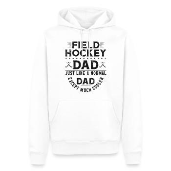 Field Hockey Dad Field Hockey Dad - Männer Premium Bio Hoodie - Weiß - Vorne - Nico (187cm)