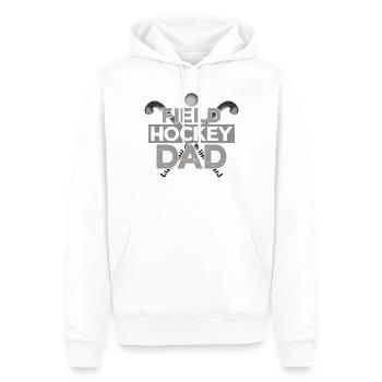 Field Hockey Dad Field Hockey Dad - Männer Premium Bio Hoodie - Weiß - Vorne - Nico (187cm)