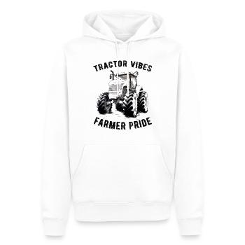 Tractor Vibes Farmer Pride Traktor Landwirt Gesche - Sweat à capuche Premium bio Homme - blanc - Devant - Nico (187cm)