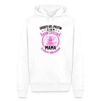 Ergotherapeutin zu sein ist eine Ehre - Männer Premium Bio Hoodie - Weiß - Vorne - Nico (187cm)