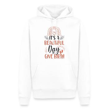 LD Labour And Delivery Nurse - Men’s Premium Organic Hoodie - white - Front - Nico (187cm)