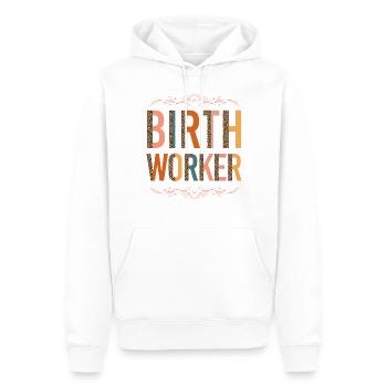 LD Labour And Delivery Nurse - Men’s Premium Organic Hoodie - white - Front - Nico (187cm)