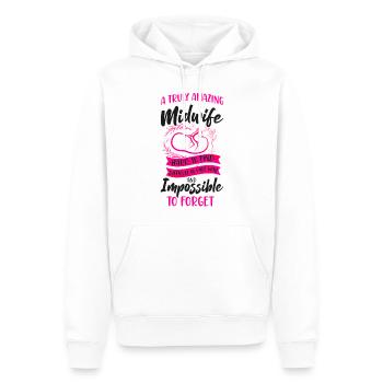 Nurse Midwife Birth Worker A Truly - Männer Premium Bio Hoodie - Weiß - Vorne - Nico (187cm)