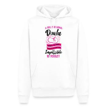 Doula Birth Worker A Truly Amazing - Männer Premium Bio Hoodie - Weiß - Vorne - Nico (187cm)